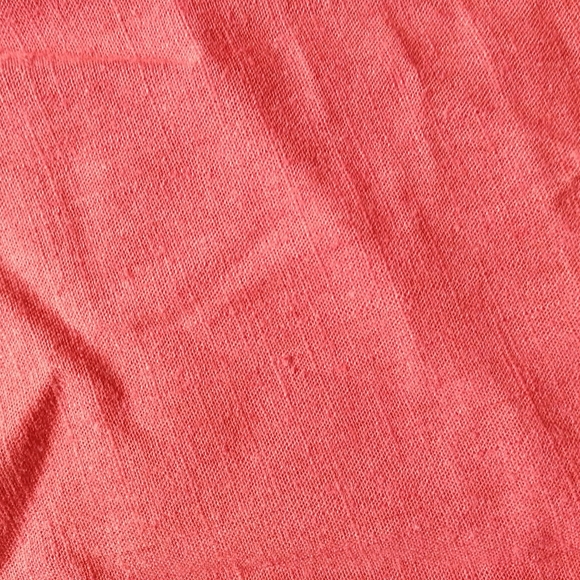 LILY MORGAN Rust Red Wide Leg Trousers Tortoise Shell Belt Linen Blend Large - Picture 10 of 10